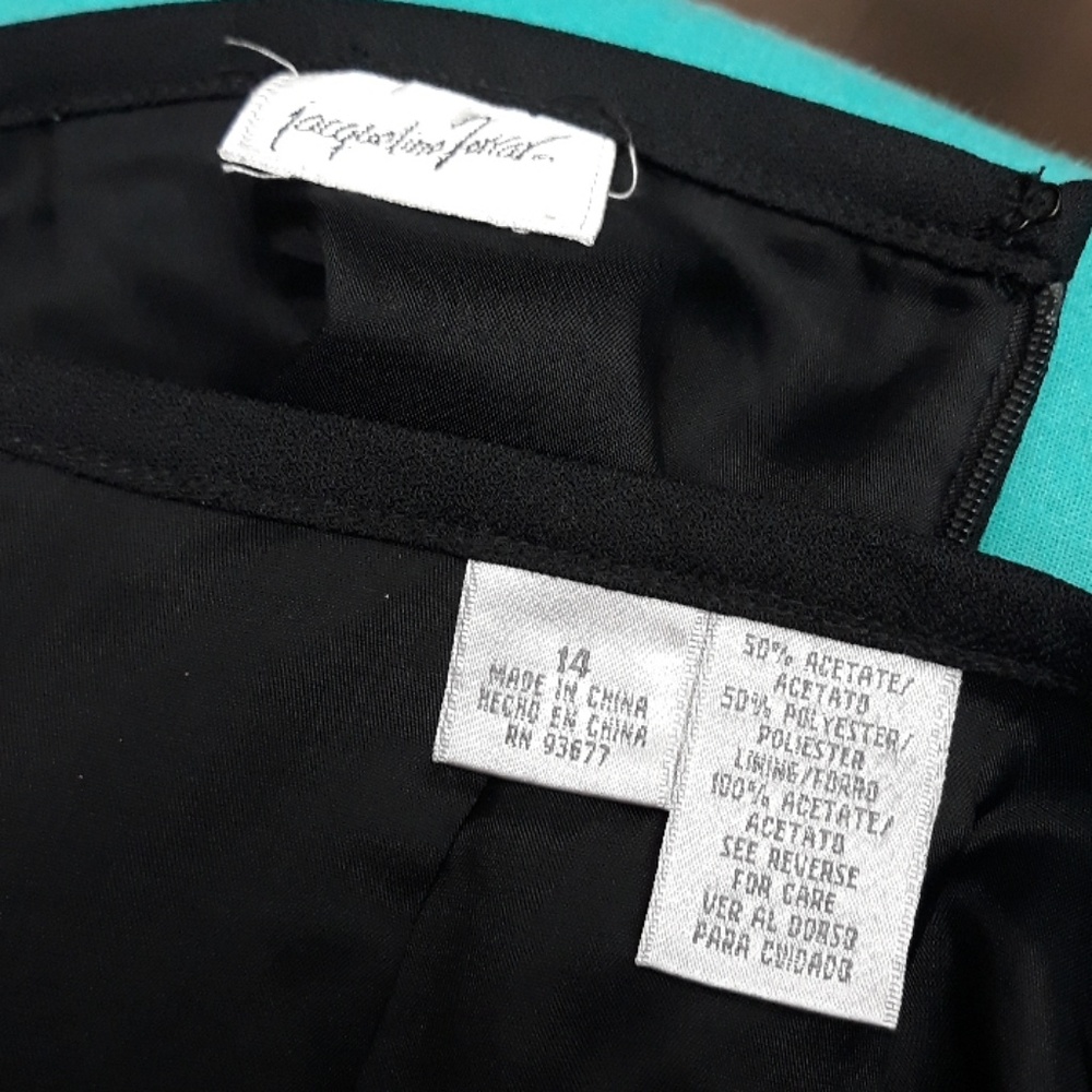 Jacqueline Ferrar Traditional Black Straight Skirt - Picture 4 of 4